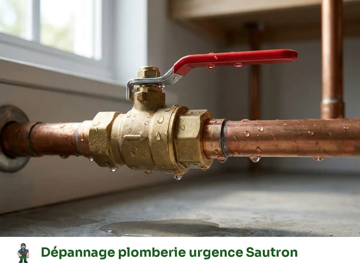 Dépannage plomberie urgence à Sautron