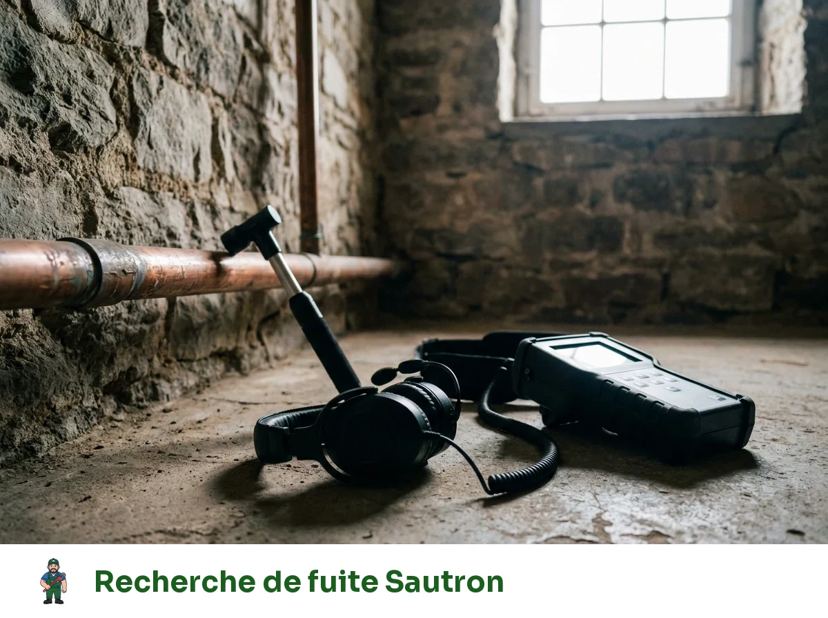 Recherche de fuite à Sautron