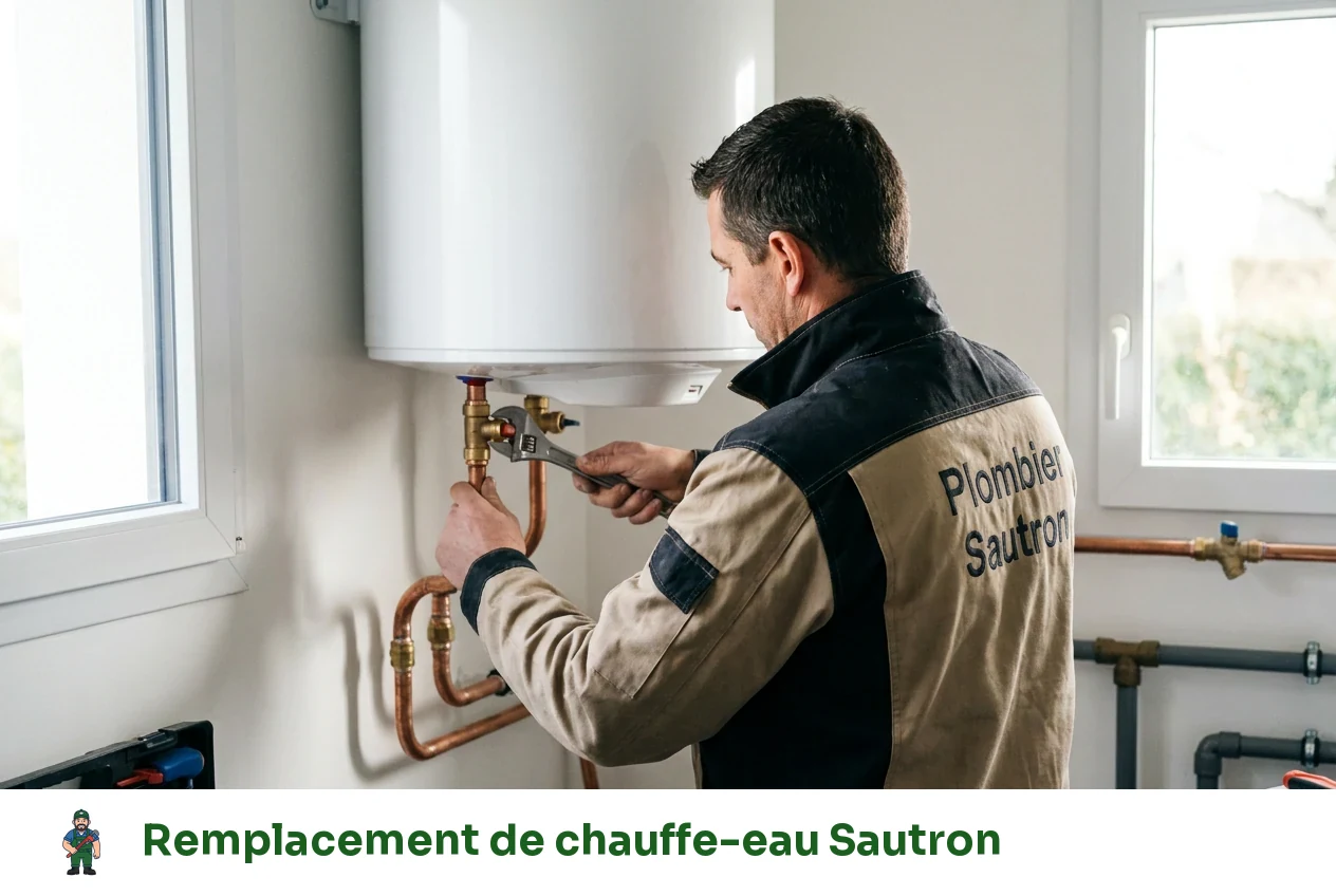 Remplacement de chauffe-eau à Sautron
