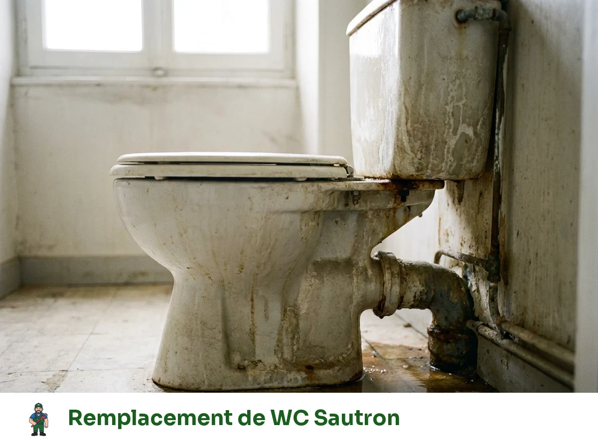 Remplacement de WC à Sautron