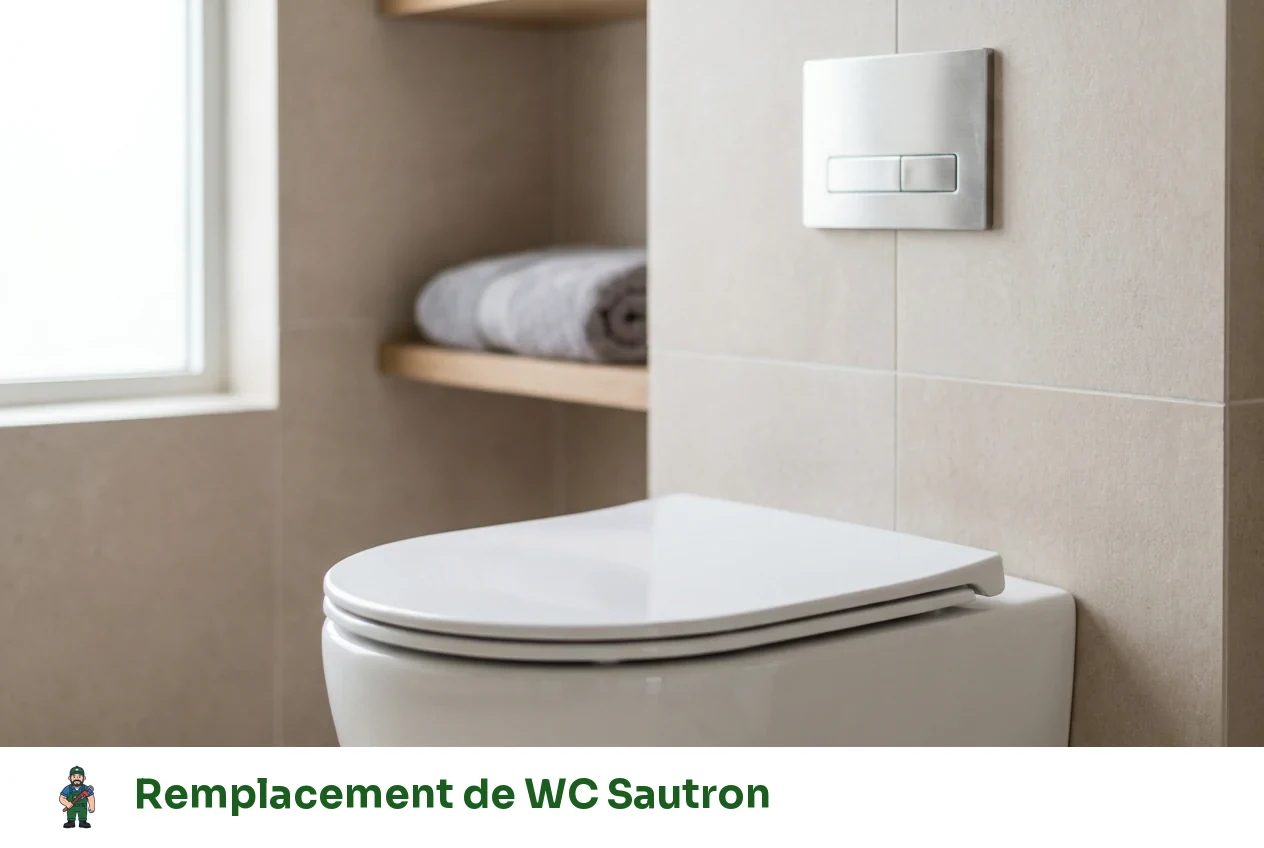 Remplacement de WC à Sautron